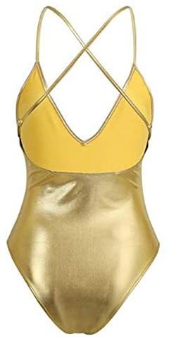 17 Colors Women High Cut Bodysuit Halter Criss Cross Back Leotard