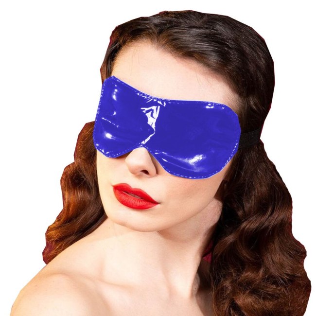 23 Colors Simple Costume Props Wetlook PVC Eye Cover Women Blindfold Party Masquerade Eye Masks Halloween Cosplay Accessories