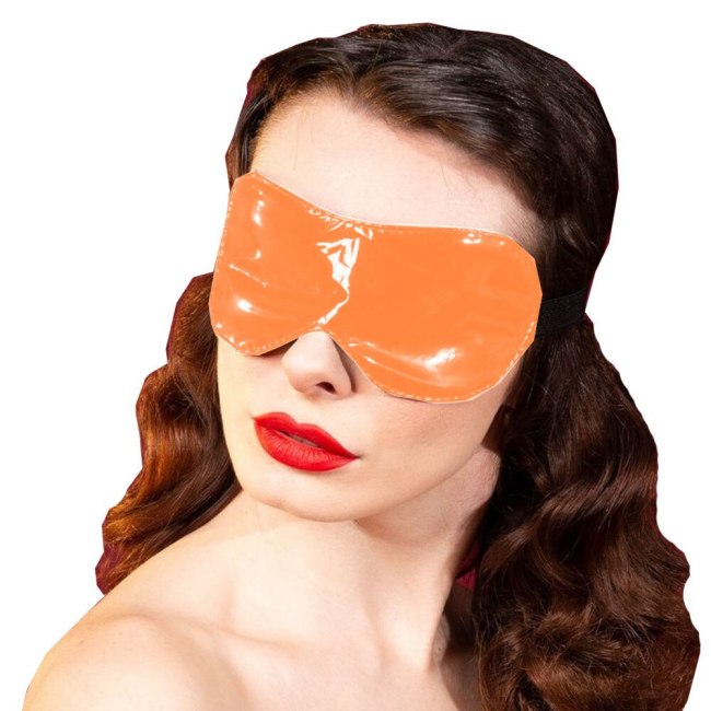 23 Colors Simple Costume Props Wetlook PVC Eye Cover Women Blindfold Party Masquerade Eye Masks Halloween Cosplay Accessories