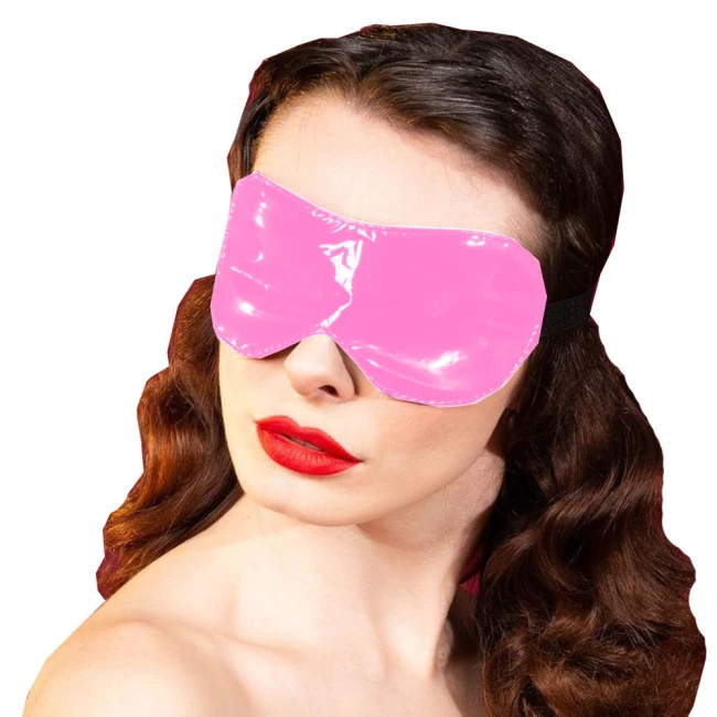 23 Colors Simple Costume Props Wetlook PVC Eye Cover Women Blindfold Party Masquerade Eye Masks Halloween Cosplay Accessories