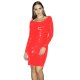 Plus Size Fashion Women Autumn PVC Pencil Dress Simple Scoop Neck Long Sleeve Mini Dress Sexy Package Hips Club Party Vestido