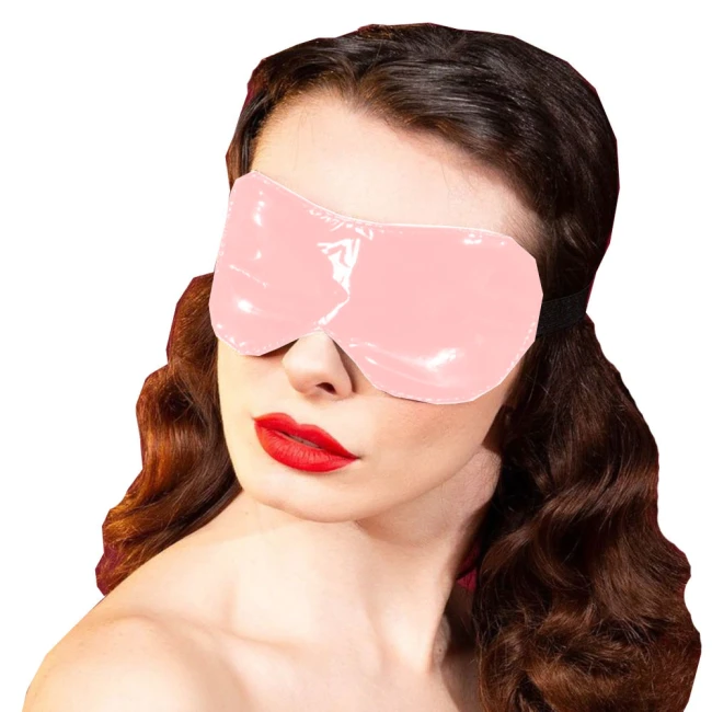23 Colors Simple Costume Props Wetlook PVC Eye Cover Women Blindfold Party Masquerade Eye Masks Halloween Cosplay Accessories