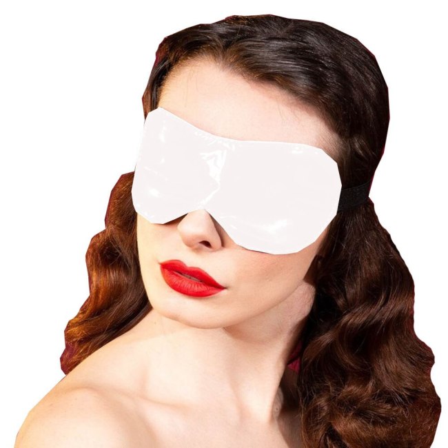 23 Colors Simple Costume Props Wetlook PVC Eye Cover Women Blindfold Party Masquerade Eye Masks Halloween Cosplay Accessories