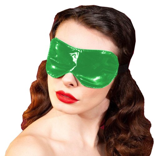 23 Colors Simple Costume Props Wetlook PVC Eye Cover Women Blindfold Party Masquerade Eye Masks Halloween Cosplay Accessories