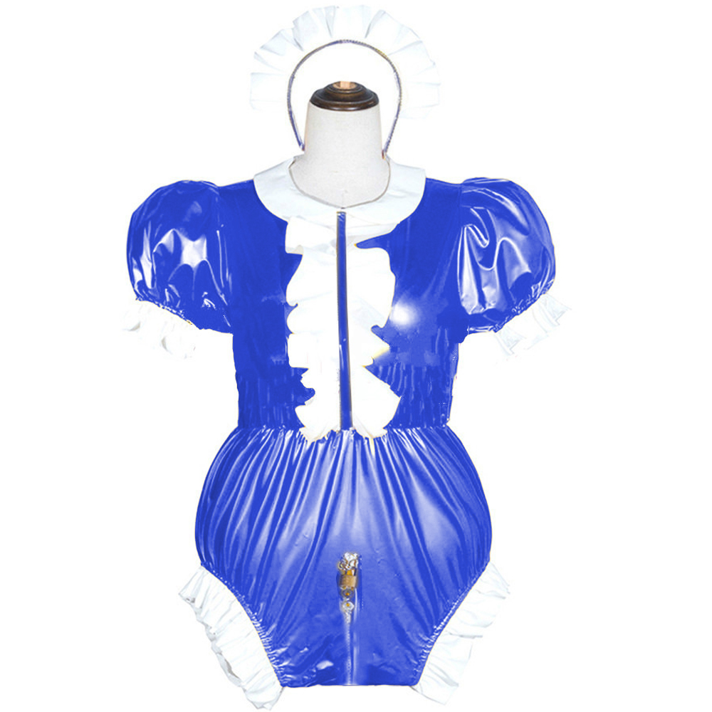 Maids Lockable Crotch Jumpsuits Rompers 