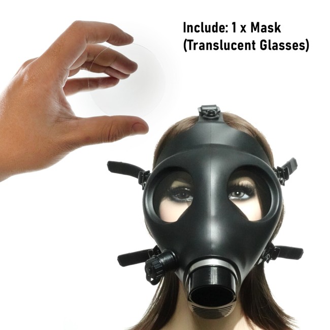 Half-Face Silica Gel Gas Mask SM Conquer Choking Headgear Cosplay Wear