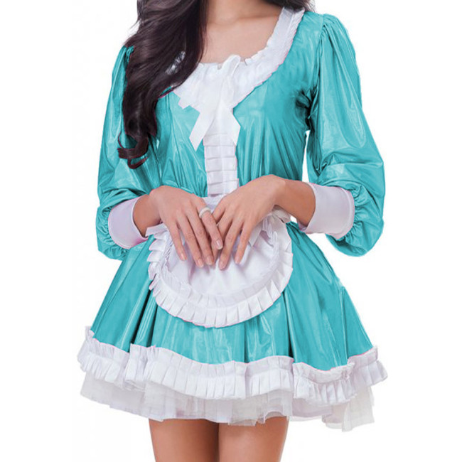 Maid Dress Anime Kawaii Lolita Dresses Sexy French Maid Outfit Cosplay Costume Women Party Sissy Cafe Waitress Outfit with Apron
