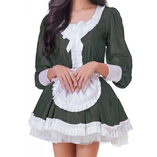 Maid Dress Anime Kawaii Lolita Dresses Sexy French Maid Outfit Cosplay Costume Women Party Sissy Cafe Waitress Outfit with Apron