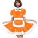 Sissy Girl French Maid Lockable PVC Costume Adult Baby Mini Cute Dress with Bowknot Crossdressing Uniform Cosplay Costume 7xl