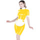 PVC Leather French Maid Dress Adult Sissy Short Sleeve Mini Dress with Apron Maid Cosplay Uniform Outfit Servant Costume