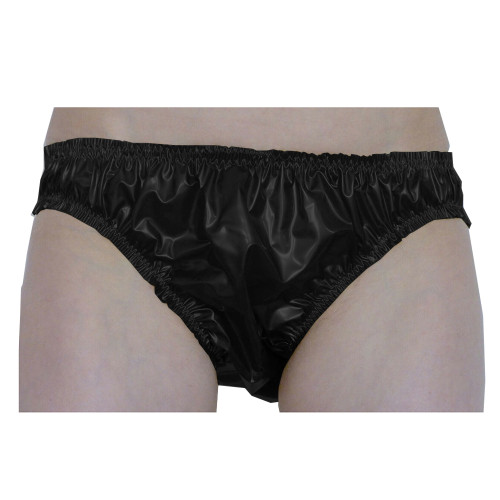 Women's PVC Underwear Patent Leather Elastic Waist Bikini Briefs Hot Sexy Underwear Erotic Panties Stage Wear Gay Wear 7XL
