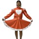 Sissy Lolita Sweet Classic Lolita Dress Fancy Apron Maid Dress Puff Long Sleeve Shiny PVC Leather Dress Pole Dance Club Costume