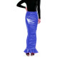2022 New Fashion Women Long Skirts Faux Leather Mermaid High Waist Solid Color Package Hip Slim Tight Fishtail One-Step Skirts
