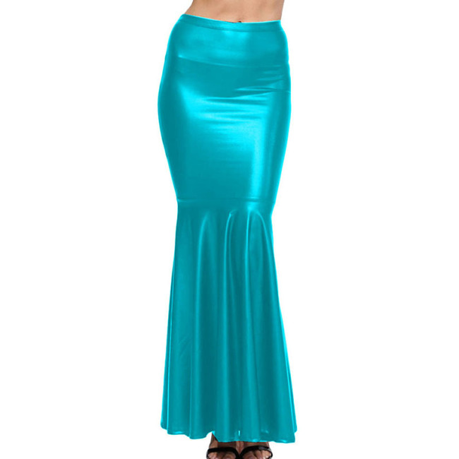 New Mermaid Skirts Hot Sale Women's Elastic High Waist Ruffles Skirts Woman Hip Trumpet Skirt Office OL Skirt S-7XL