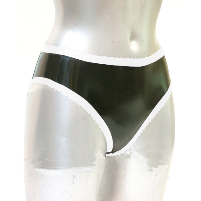 Women Underpants Shiny WetLook PVC Leather Briefs Sissy Gay Underwear Panties Fashion Seamless Rubber Sexy Briefs XS-7XL