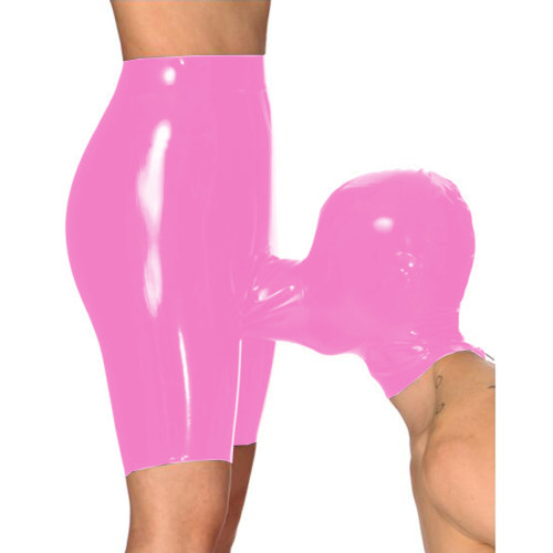 Men Open Crotch Pants PVC Latex Leather Sissy Underwear Gay Male fetish Trousers Adult Game Costume Pant Mens Fetish Wear 7XL