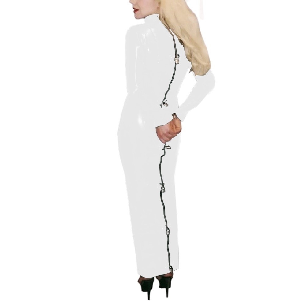 chinese dress ladies Widow Shibari Bondage Graphic Mesh Maxi Dress main image 1