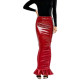 Adult game Hobble skirt Bodycon Patent Leather Pencil Skirts Women Sexy Midi Mermaid Skirt High Waist PVC Hobble Skirt Custom