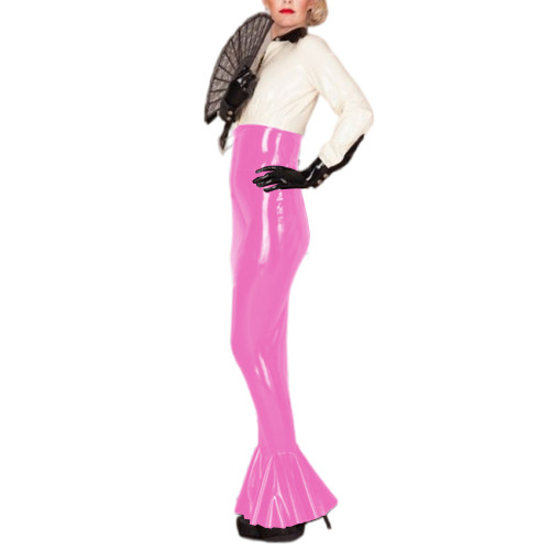 Mermaid PVC Skirt Sissy Hobble Skirts High Waist Latex leather Tight Maxi Bodycon Skirt Club Party Wear Gothic Pencil Skirt 7XL