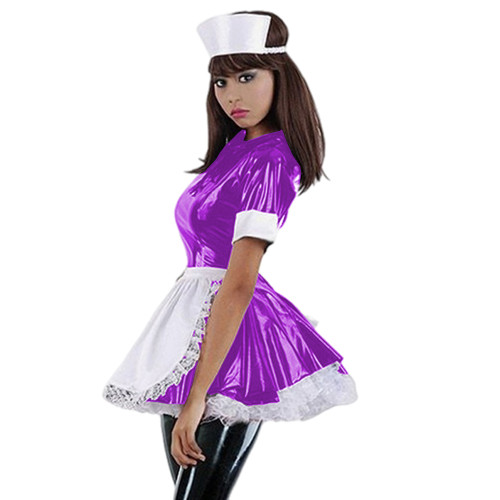 2022 Cute Lolita Maid Costumes Dress Girls Women Lovely Cosplay Costume Animation Show Outfit Dress Club Mini Dresses With Apron