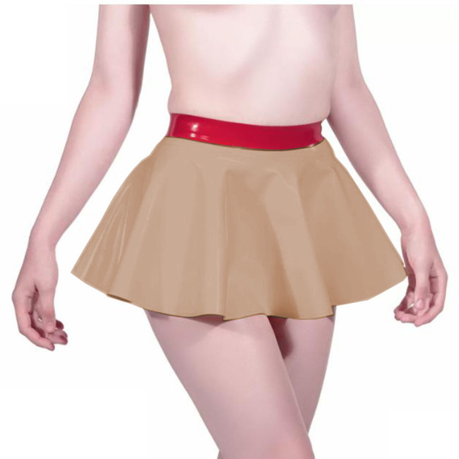 Women Fashion Style Sexy Mini Skirt Fashion Flared Skirt Pleated Shiny Skirt Club Party Preppy Short Skirt Dancing Clubwear