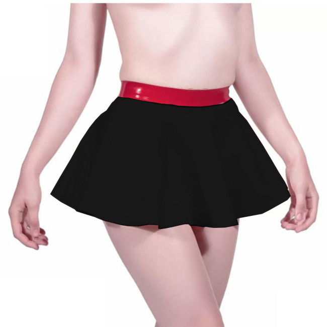 Women Fashion Style Sexy Mini Skirt Fashion Flared Skirt Pleated Shiny Skirt Club Party Preppy Short Skirt Dancing Clubwear