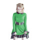 Lolita Style Sweet PVC Leather A-line Dress Women Black Ruffled Long Sleeve Faux Latex Dress Goth Peter Pan Collar Mini Dress