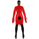 Fetish PVC Leather Sexy Slave Spanking Dress Turtleneck Long Bondage Sleeve Open Crotch Bodycon Dress Adult Game Erotic Dress