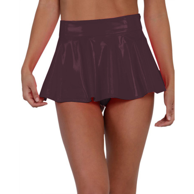 Preppy Style Fashion Skater Skirts Cute Pleated Mini Skirt Skirts Sexy Club Side Zipper Night Costumes Sissy Female Erotic Slim