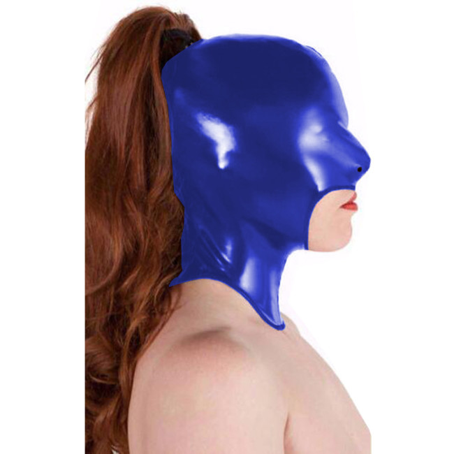Wetlook Leather Open Mouth Face Mask Fetish PVC Mask Hood Erotic Products For Adults Sex Games Set Couples Flirt Sexy Costumes