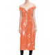 S-7XL Sexy Off Shoulder Women Boat Neck Front Zip Dress Straight Slim Maxi Dress Spring Dress Sexi Night Dress Party Club Summer