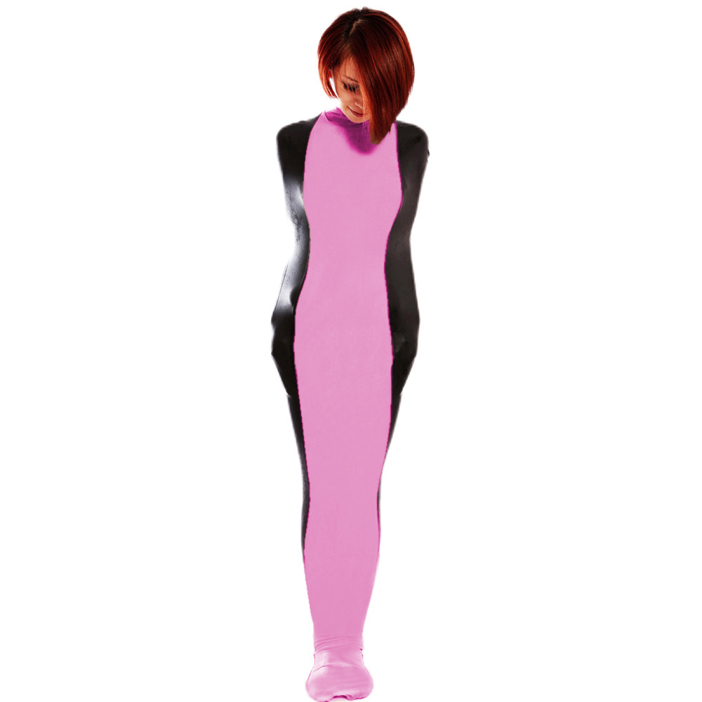PVC Bondage Sack Shiny Faux Leather Sleeping Bag Bodysuit Erotic Stitching  Bodysuit Costumes Adults Game Sexy
