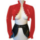 Sexy Women Short Coat Wetlook Laciness PVC Leather Long Sleeve Open Chest Jacket Lace Collar Gothic Coat Clothes Elegance 7XL