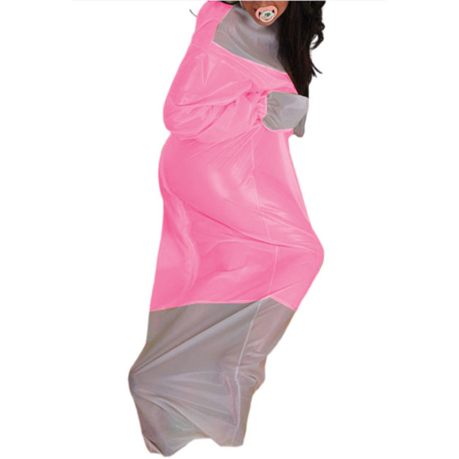 Full Coverage Sleep Bag Color Matching Cosplay Baby Plastic Cosplay Costumes Adult Baby Sleepbag Novelty PVC Bodysuits S-7XL
