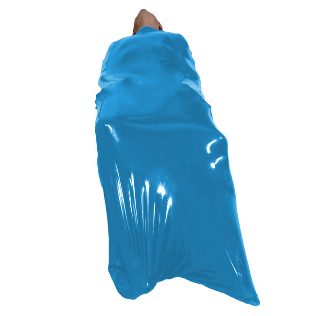 Fetish pvc faux leather Sexy mummy bodysuit Spandex Sleeping Bag Zentai Catsuits Shiny Metallic Catsuits adult Fancy Cosplay