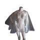 Sexy Clear PVC Leather Sexy Perspective Short Cape See-through Windbreaker Cloak Ponchos Lolita Cape Dress Sexy Club Party 7XL