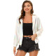 S-7XL Sexy Shiny Holographic Sexy Long Sleeve Coat Laser Hooded Jacket Women Tops Party Club Varsity Jacket High Street Sport