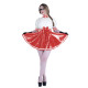 Fashion Pleated Shiny PVC Party Mini Dresses Patchwork Half Puff Sleeve A-line Bow Tie Swing Dress Sexy High Neck Club Outfits