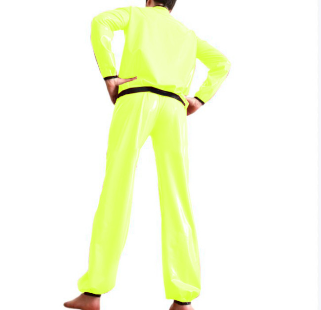 Unisex 2 Pieces Pants Set Long Sleeve Sweatshirt Blouse and Long Loose Pants Rompers Casual Overalls Clothing Outfits S-7XL