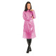 Women Sexy Clear PVC High Collar Perspective Madi Dress Long Sleeve Pockets Dress Transparent Night Female Dress Erotic Female