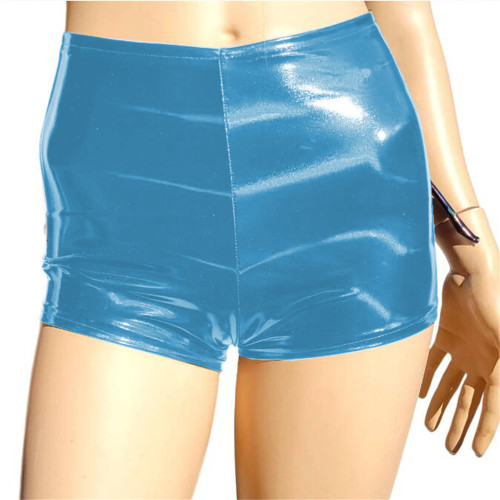 Shiny PVC Leather Sexy Tight Super Shorts Exotic Hot Pants Costumes Fetish Gay Men Wear Party Clubwear Fetish High Street S-7XL