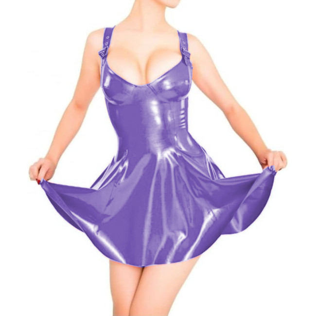Deep Sweetheart Neck Sexy Slim Strap Sleeveless Bodycon Mini Dress Sheath Pleated Mini Skirt Dress Club Nightwear Dance Pole 7XL