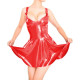 Deep Sweetheart Neck Sexy Slim Strap Sleeveless Bodycon Mini Dress Sheath Pleated Mini Skirt Dress Club Nightwear Dance Pole 7XL