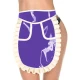 Wetlook PVC Sissy Women Sexy Apron Skirt Sex Sweet Ruffles Skinny Lingerie Exotic Skirt Women Clothing Kawaii Korean Style S-7XL
