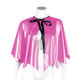 Wet Look PVC Leather Loose Irregular Lace-Up Top Womens Cloak Raves Party Solid Capes Halloween Role Play Short Ponchos Clubwear