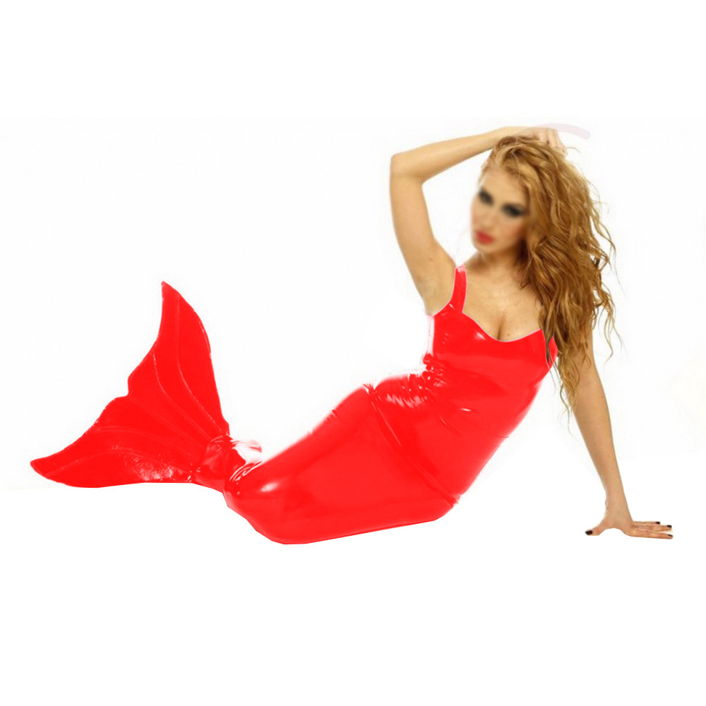 Sexy Glossy PVC Leather Bodycon Long Mermaid Dress Cosplay Costume Halloween Fish Bodysuit Tank Dress Fetish Club Hobble Dress Sexy Glossy PVC Leather Bodycon Long Mermaid Dress Cosplay Costume Halloween Fish Bodysuit Tank Dress Fetish Club Hobble Dress