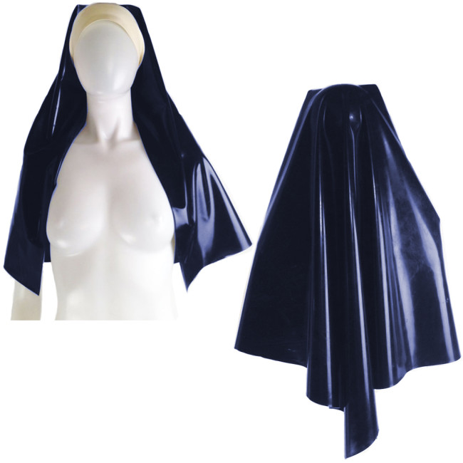 Unisex Nun Headgear Women Cosplay Costumes Maid Role Play Nun Sister Uniform Accessories Anime Party Clubwear High Street Tops