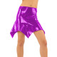 Wetlook PVC Leather Fashion New Women Irregular Mini Skirt Pleated Slim Fit Short Skirts Party Clubwear Gothic High Street S-7XL