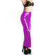 Wet PVC Leather Bodycon Hobble Skirts Sexy High Waist Tight Long Pencil Skirts Sissy Party Swing Skinny Mermaid Skirts Clubwear