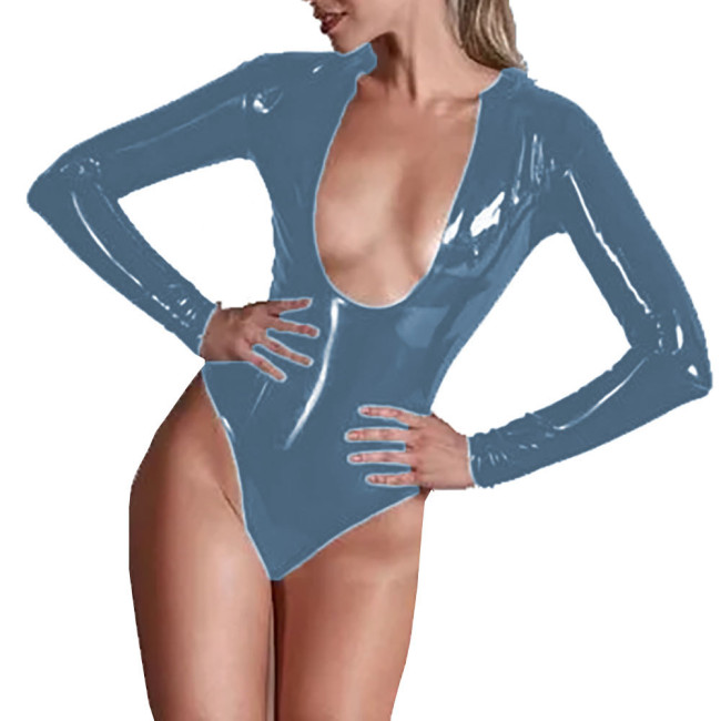 Sexy Hollow Out Women Jumpsuit Slim Femme Rompers Fitness Sleeveless Latex Look Bodysuit Summer One Piece Female Clothing 7XL